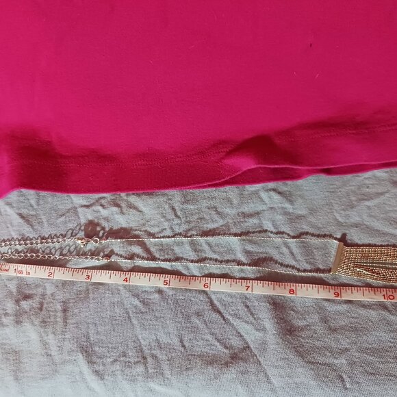 90s Vintage Sterling Silver Plated Fringe Tassel Curtain Choker Necklace - Picture 6 of 8